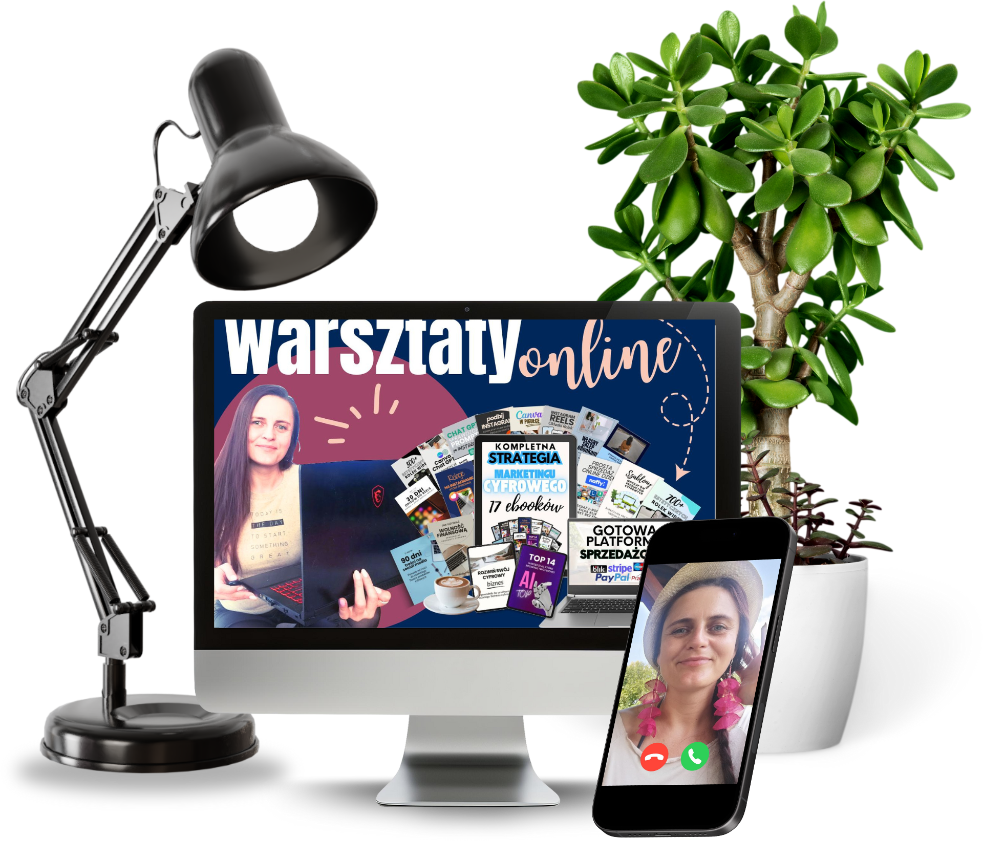 warztaty wsparcie lampka kwiat1