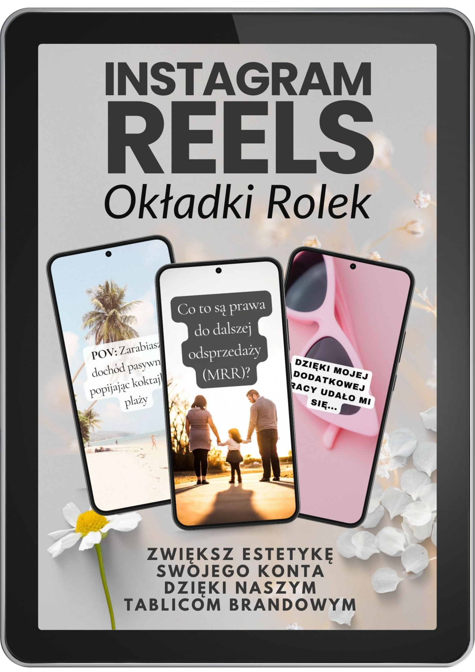Instagram Reels Okładki Rolek okladka produktu tablet – kopia – kopia